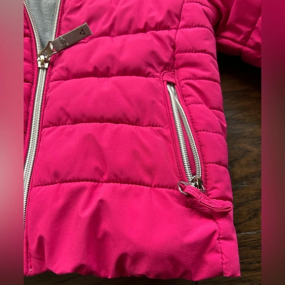 GIRL'S GERRY LINED HOODED FULL ZIP BUBBLE JACKET 3T